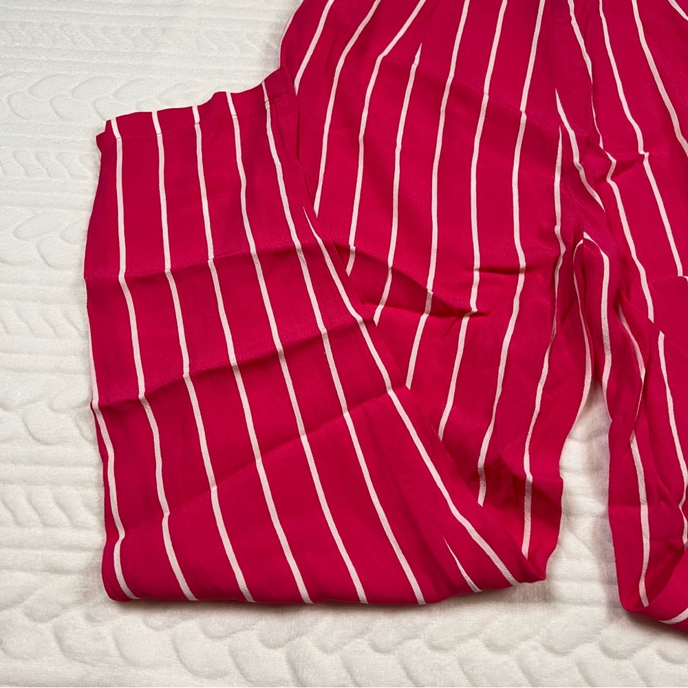 💗 Forever 21 -‎ Womans High Waisted Striped Pants - Picture 8 of 9